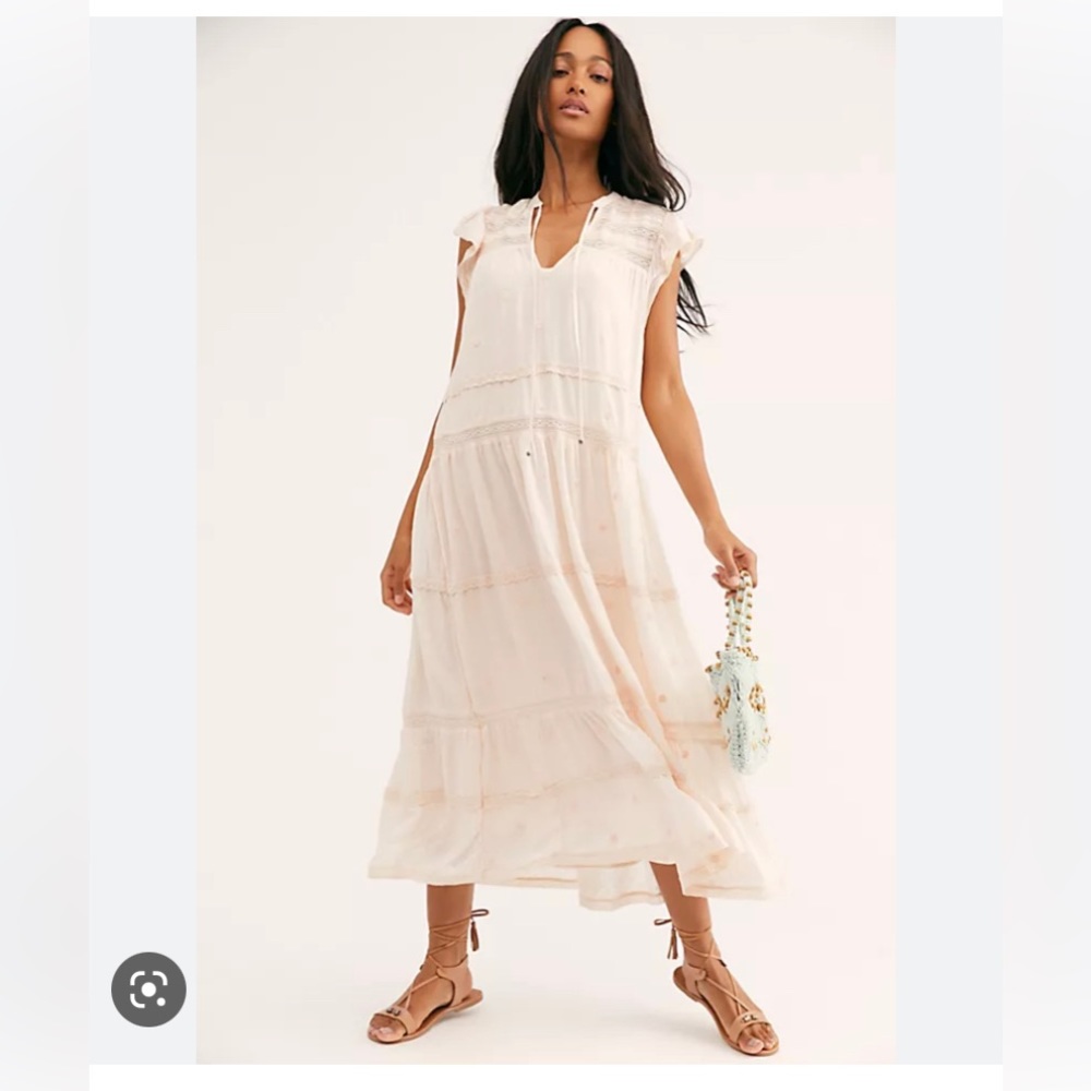 Free people midnight lace Dress